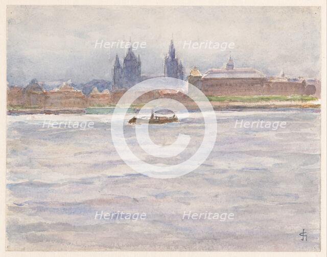 View of Mainz from the river, 1894. Creator: Carel Nicolaas Storm.