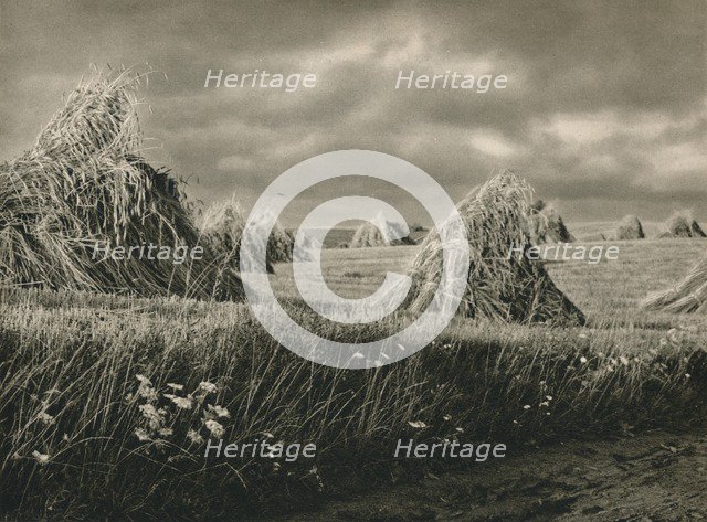 'Ernte in Mausren - Harvest in Masouria', 1931. Artist: Kurt Hielscher.