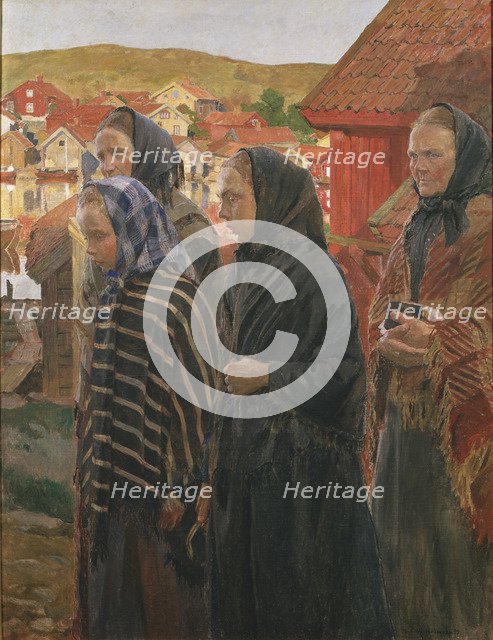 Fishermen's Wives Returning from Church, 1899.