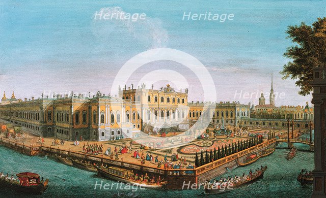The Summer Palace in St. Petersburg, 1753. Artist: Anonymous  