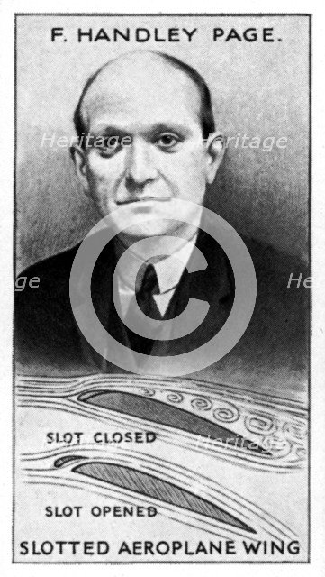 Sir Frederick Handley Page, English industrialist, (c1924). Artist: Unknown