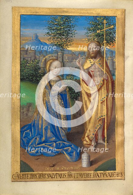 Noli me tangere; Poncher Hours, about 1500. Creator: Master of the Chronique Scandaleuse.