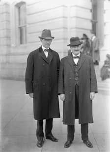 John Henry Goeke, Rep from Ohio, Left, with Rep. J.D. Post, 1913. Creator: Harris & Ewing.