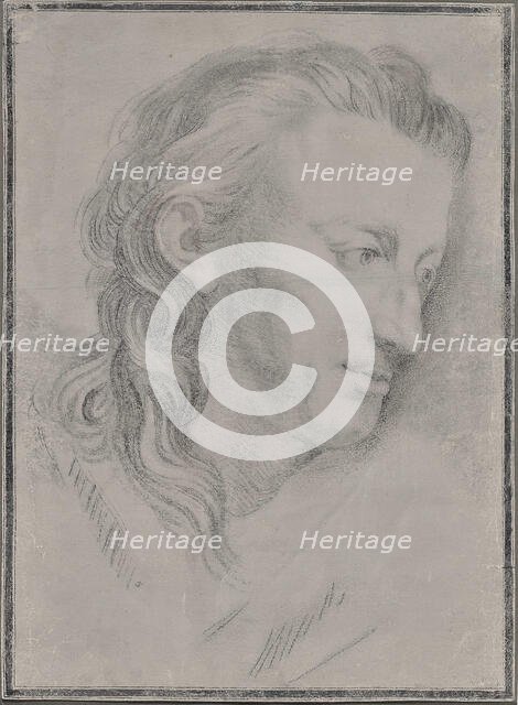 Portrait of Friedrich von Schiller (1759-1805), Late 18th cent. Creator: Anonymous.