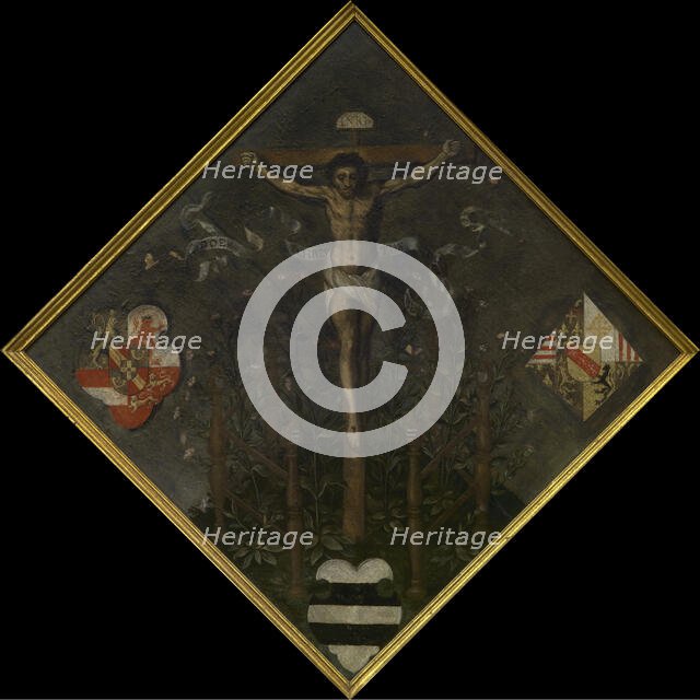 Blazon of the Diest Chamber of Rhetoric "De Christus-ooghen", 1561. Creator: Anon.