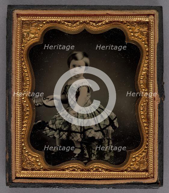 Portrait of a Little Girl, about 1860. Creator: Unknown.
