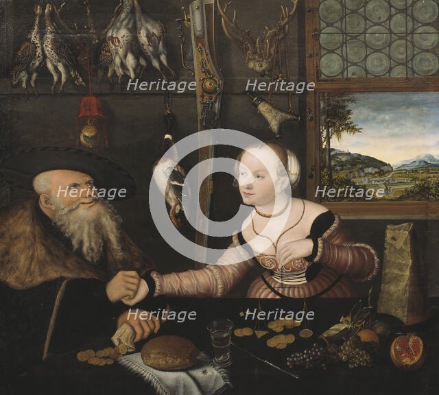 The Ill-matched Couple, 1532. Creator: Lucas Cranach the Elder.