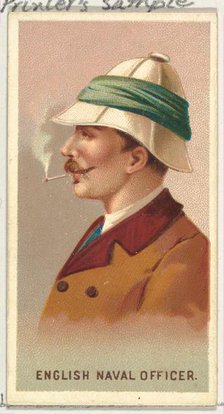 English Naval Officer, from World's Smokers series (N33) for Allen & Ginter Cigarettes, 1888. Creator: Allen & Ginter.