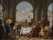Cleopatra's feast, ca 1742.