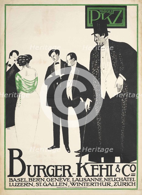 PKZ Burger-Kehl & Co., 1912.