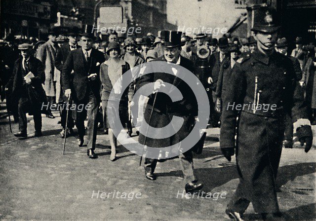 'Budget Day, 1928', (1945). Creator: Unknown.