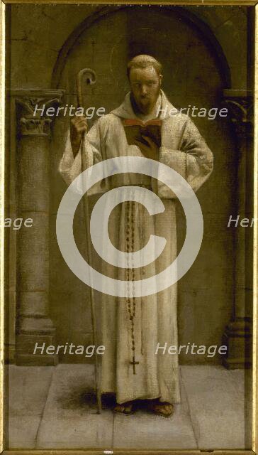 Esquisse pour l'église de Bagneux : Saint Herbland, c.1877. Creator: Pascal Adolphe Jean Dagnan-Bouveret.