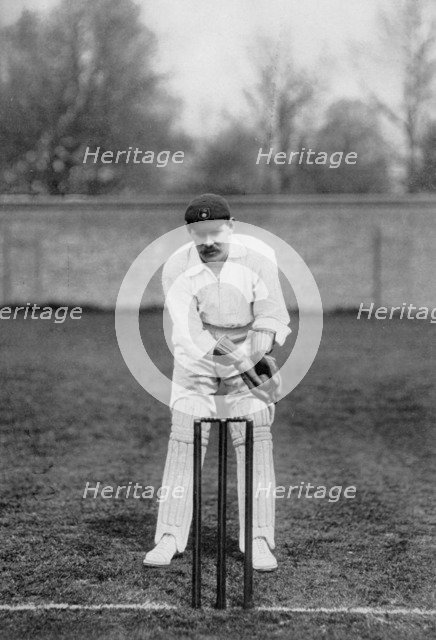 Bill Storer, Derbyshire and England cricketer, c1899. Artist: WA Rouch