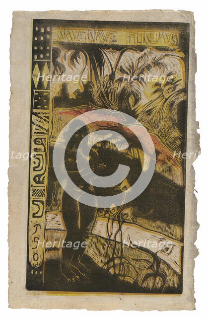 Nave nave fenua (Delightful Land), from the Noa Noa Suite, 1893–94. Creator: Paul Gauguin.
