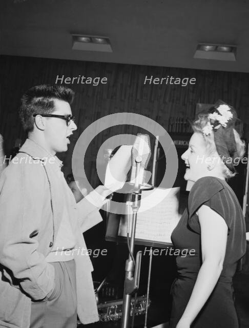 Portrait of Johnny Desmond and Helen Whiting, New York, N.Y., 1946. Creator: William Paul Gottlieb.