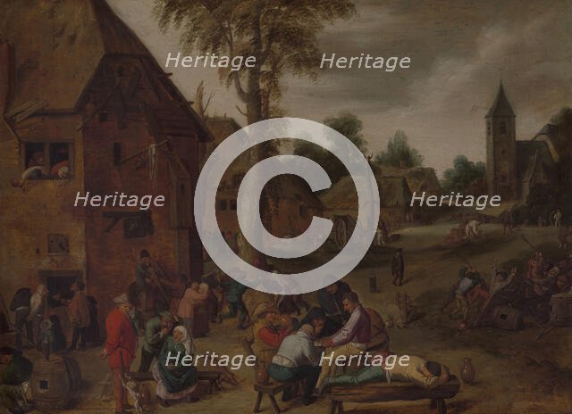 Village Fair, early 17th century. Creator: Adriaen Brouwer.