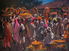 'Orange Market, Bombay', c1910 (1935).  Artist: William Samuel Horton.