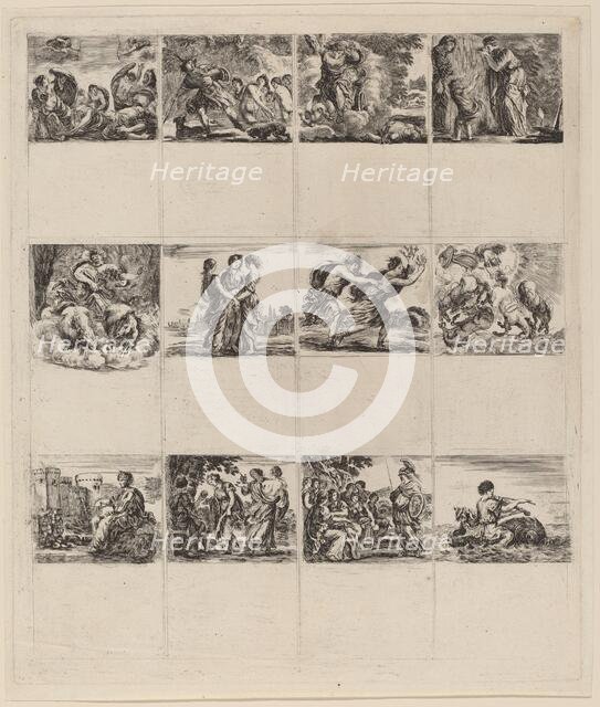 Mythological Playing Cards, 1644. Creator: Stefano della Bella.