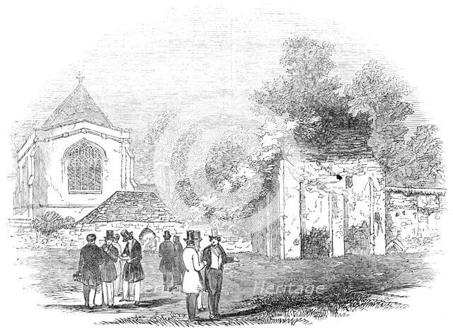 Ruins of Wolvesley Castles and Palace, Winchester, 1845. Creator: Unknown.