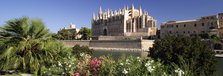 Palma Cathedral, Mallorca, Spain. The Gothic cathedral of Palma was built between 1230 and 1601.