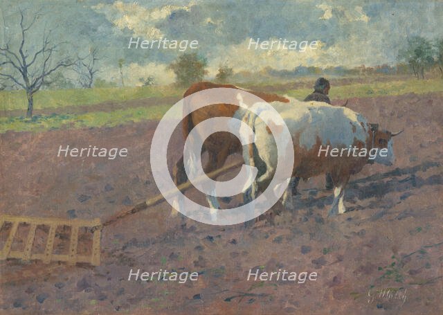 Bránenie II, 1906. Creator: Gustav Mally.