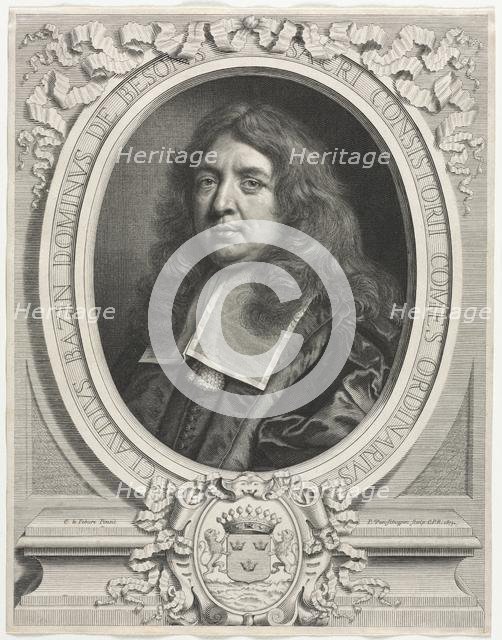 Bazin de Besons, Claude, 1673. Creator: Pierre Louis van Schuppen (Flemish, 1627-1702).