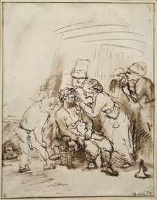 An eye operation, c1650. Creator: Rembrandt Harmensz van Rijn.