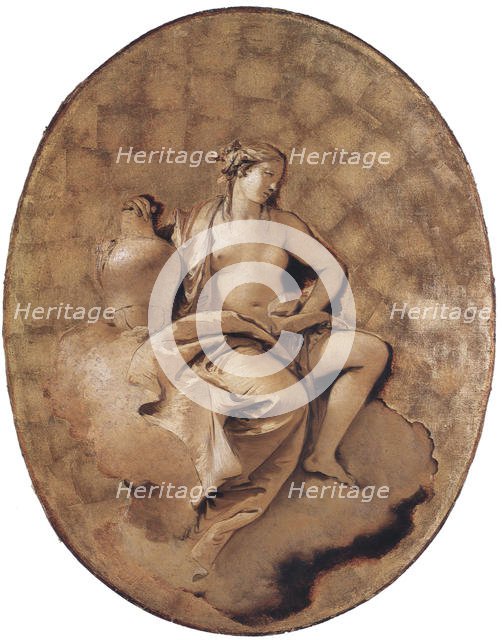 A Female Allegorical Figure, ca. 1740-50. Creator: Giovanni Battista Tiepolo.