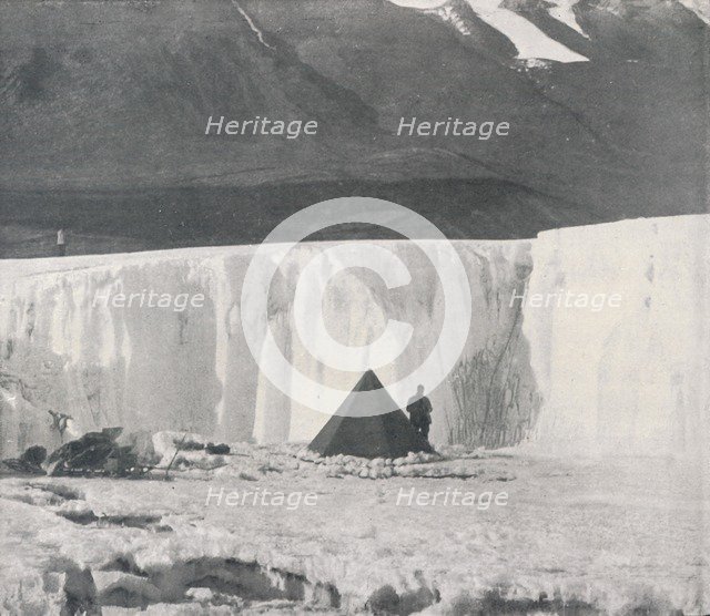 'Alcove Camp in a Surface Gully of the Taylor Glacier', c1911, (1913). Artist: Frank Debenham.