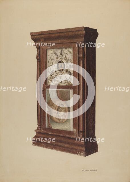 Shelf Clock, c. 1940. Creator: Raymond Neumann.