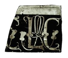 Glass Fragment, European, 15th century. Creator: Unknown.