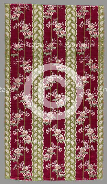 Length of Woven Silk, Lyon, 1770-75. Creator: Unknown.