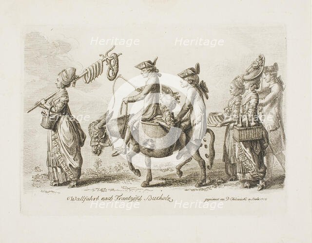 Pilgrimage to the Französisch Bucholz Spa near Berlin, 1779. Creator: Daniel Nikolaus Chodowiecki.