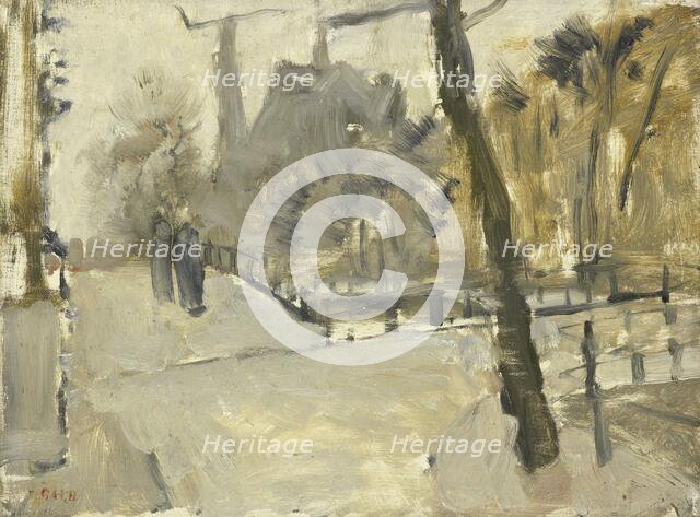 The Leidsegracht, Amsterdam, c.1880-c.1923. Creator: George Hendrik Breitner.