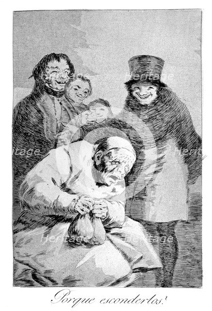 'Why hide them!', 1799. Artist: Francisco Goya