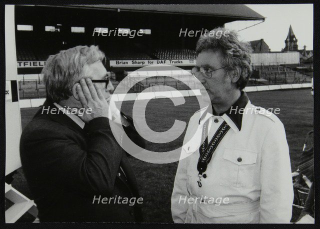 Dennis Mathews with Lee Konitz at the Newport Jazz Festival, Ayresome Park, Middlesbrough, 1978. Artist: Denis Williams