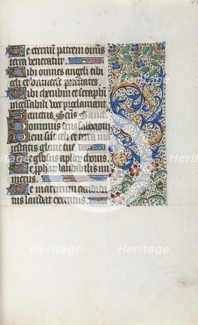 Book of Hours (Use of Rouen): fol. 37r, c. 1470. Creator: Master of the Geneva Latini (French, active Rouen, 1460-80).