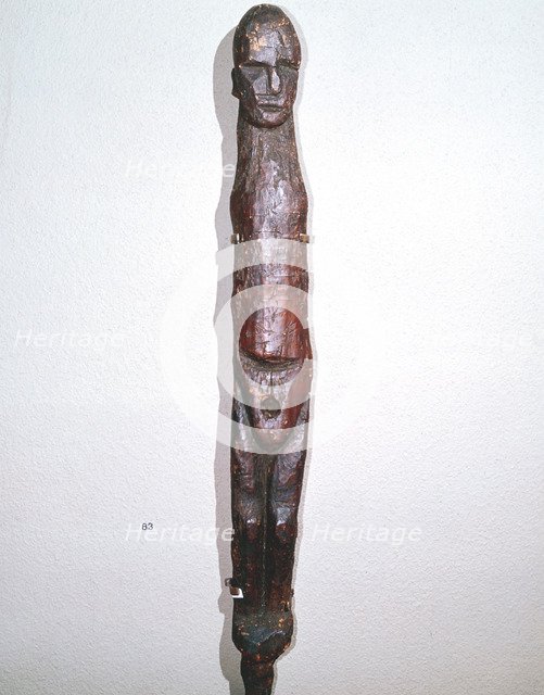 Celtic wood male idol, Ralaghan, Co.Cork, Ireland, c1st century BC. Artist: Unknown