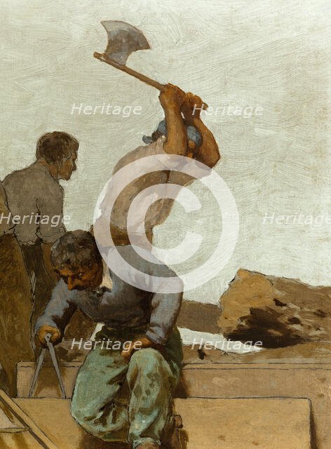 The frame: Sketch for the school in rue Chateau-Landon, 10th arrondissement of Paris, 1881. Creator: Jules Didier.