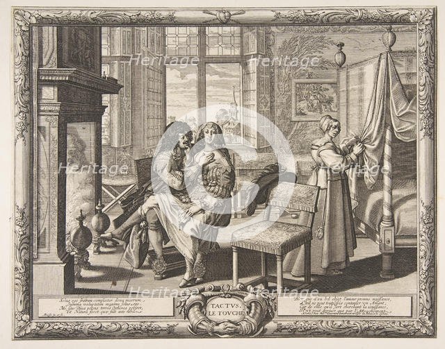 Touch (Le Toucher), ca. 1638. Creator: Abraham Bosse.