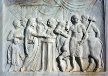 Altar dedicated to the Roman Imperial cult, 1st century. Artist: Unknown