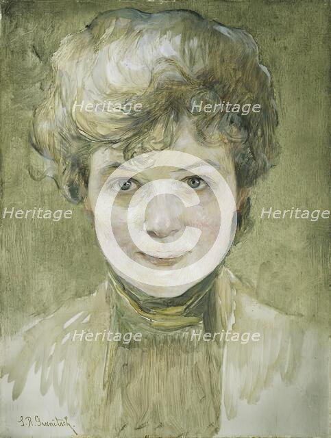 Self-portrait, c1910/1915. Creator: Susanne Renate Granitsch.