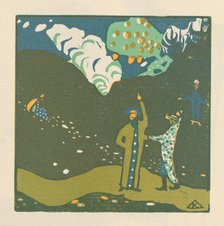 Apple Tree (Apfelbaum). From Klänge (Sounds) , 1913. Creator: Kandinsky, Wassily Vasilyevich (1866-1944).