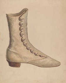 Woman's Shoe, c. 1938. Creator: Francis Law Durand.