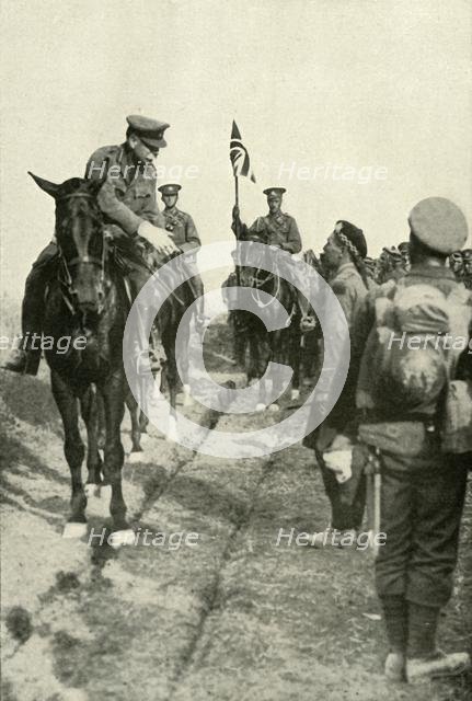 'The Field-Marshal Thanking His Troops', (1919).  Creator: Unknown.