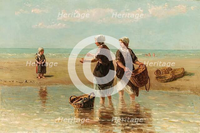 The Errand, 1871. Creator: Jozef Israels.