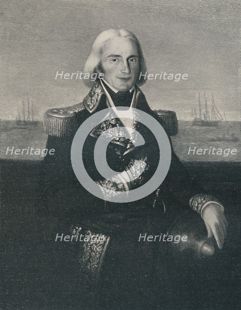 'Vice-Admiral François-Paul Brueys D'Aigalliers, c 1790s, (1896). Artist: Unknown.
