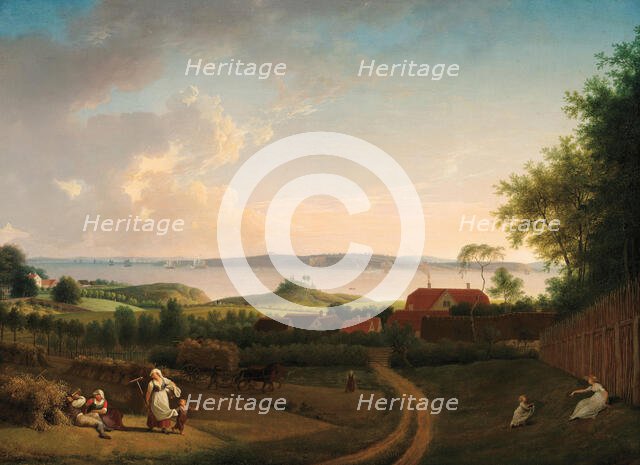 Landscape by the Sound, c1800. Creator: Jens Juel.