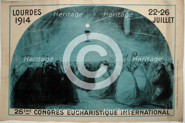 Lourdes, 1914, 25th International Eucharistic Congress, 1914. Creator: Jean Louis Forain.