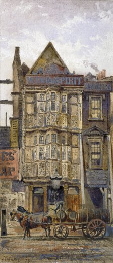 Sir Paul Pindar's House, Bishopsgate, City of London, 1879. Artist: John Crowther